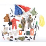 COLLECTION OF VINTAGE PALITOY ACTION MAN FIGURES AND ACCESSORIES