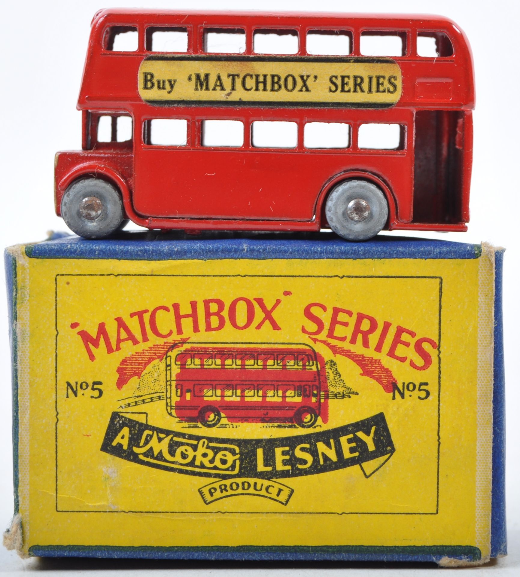 ORIGINAL MATCHBOX MOKO LESNEY 5A LONDON BUS