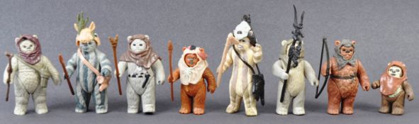 STAR WARS ACTION FIGURES - COMPLETE SET OF EWOKS