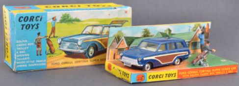 ORIGINAL VINTAGE CORGI TOYS DIECAST MODEL CAR WITH GOLFER