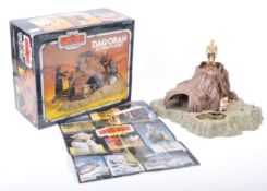 ORIGINAL VINTAGE PALITOY STAR WARS DAGOBAH PLAYSET W/FIGURES