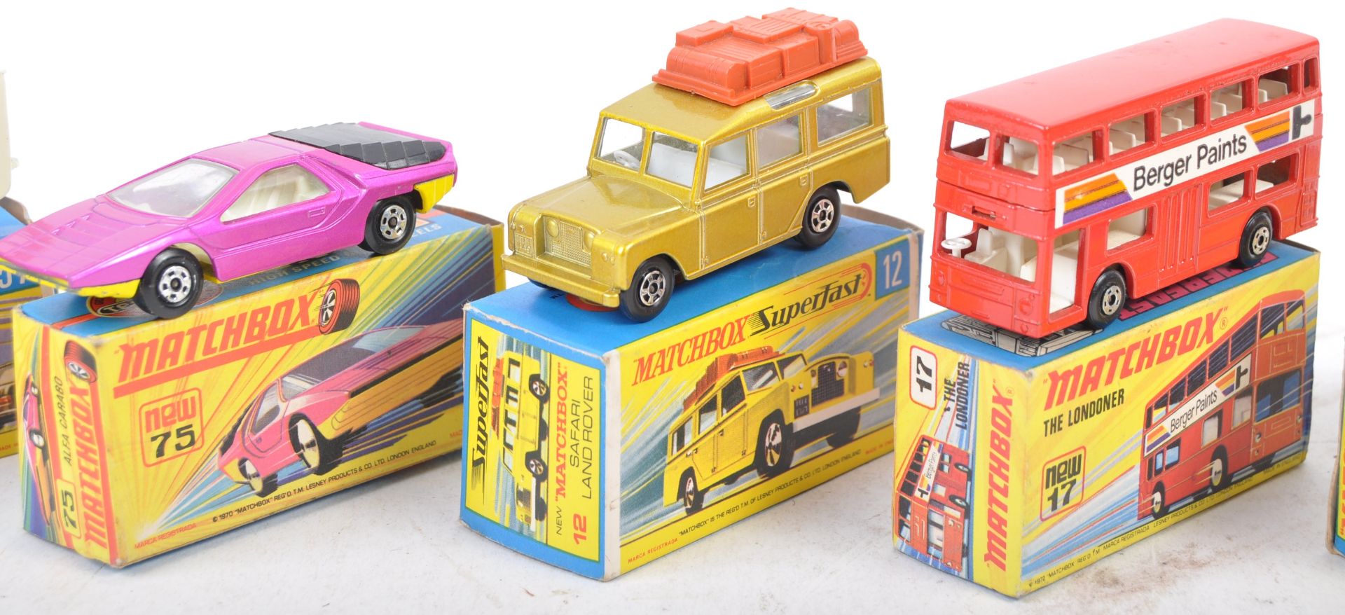 COLLECTION OF VINTAGE MATCHBOX SUPERFAST BOXED DIECAST MODELS - Image 3 of 4