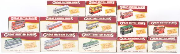 COLLECTION OF ATLAS EDITIONS 1/76 SCALE DIECAST BUSES