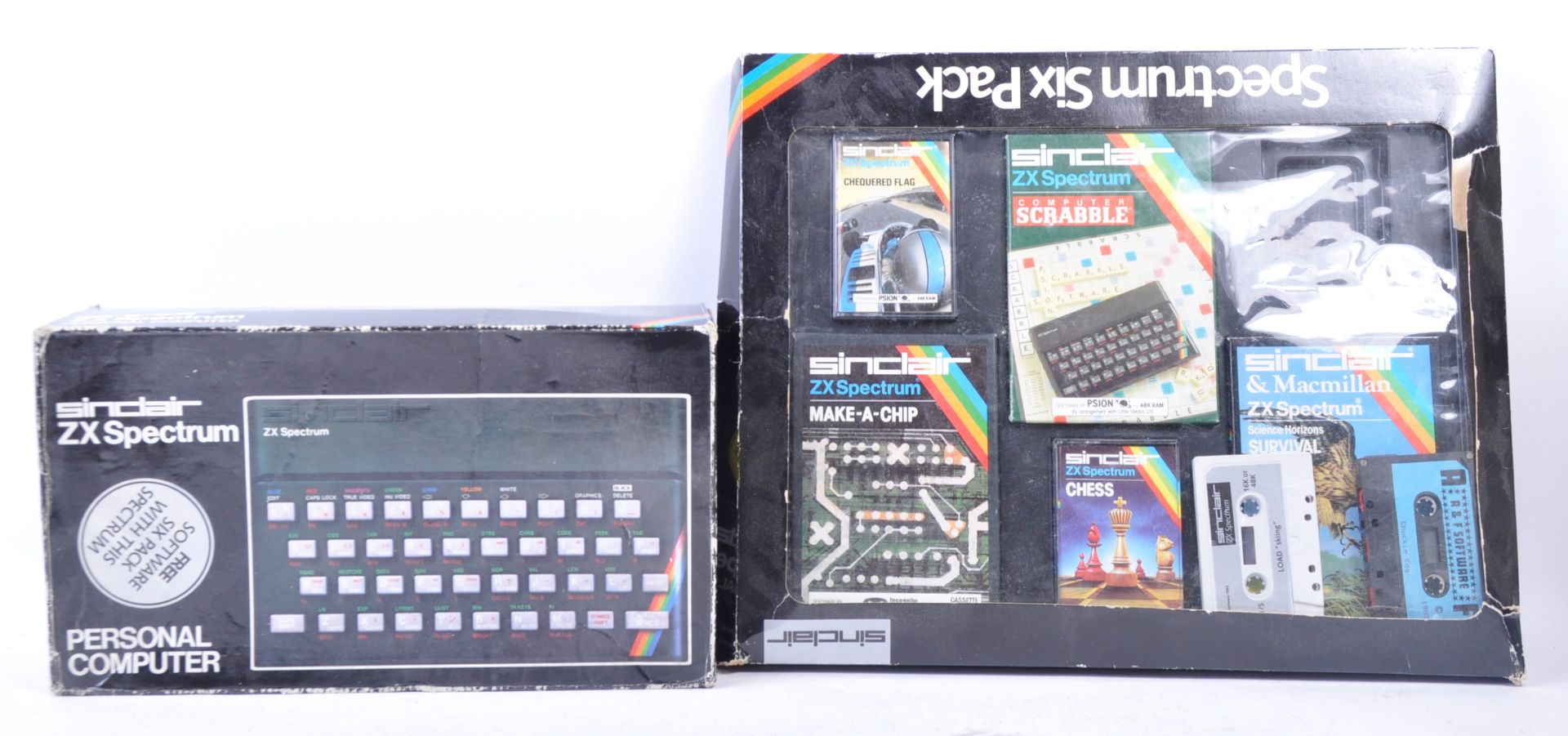 SINCLAIR ZX SPECTRUM GAMES CONSOLE AND GAME PACK