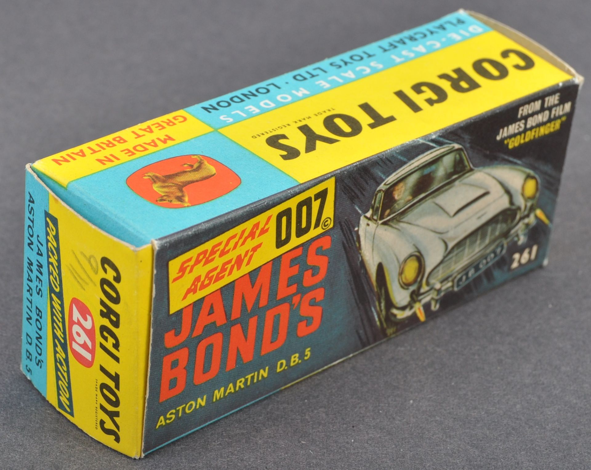 VINTAGE CORGI TOYS JAMES BOND 007 ASTON MARTIN NO.261 - Image 5 of 5