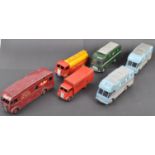 COLLECTION OF X6 VINTAGE DINKY SUPERTOYS DIECAST MODEL VANS