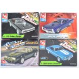 COLLECTION OF X4 MOVIE RELATED PLASTIC CAR MODEL KITS
