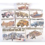 COLLECTION OF TAMIYA 1/35 SCALE PLASTIC FIGURE SETS