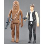 STAR WARS ACTION FIGURES - FIRST 12 HAN SOLO & CHEWBACCA