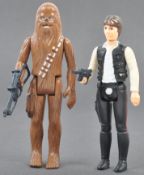 STAR WARS ACTION FIGURES - FIRST 12 HAN SOLO & CHEWBACCA