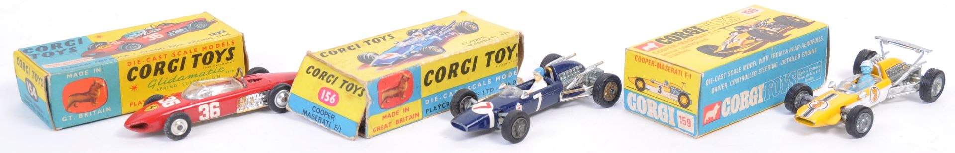 COLLECTION OF X3 VINTAGE CORGI TOYS DIECAST MODEL CARS