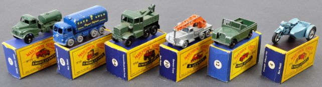 COLLECTION OF VINTAGE MOKO LESNEY MATCHBOX DIECAST