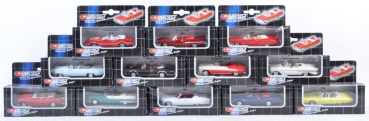 COLLECTION OF X12 DICKIE DIECAST AMERICAN CAR MODELS