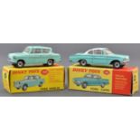 TWO VINTAGE DINKY TOYS BOXED DIECAST MODEL FORDS