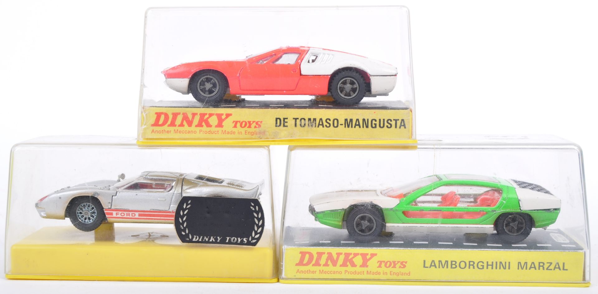 COLLECTION OF X3 ORIGINAL VINTAGE DINKY TOYS DIECAST MODEL CARS