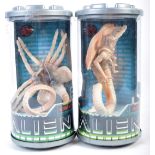 TWO VINTAGE HASBRO ALIEN RESURRECTION POSABLE ACTION FIGURES