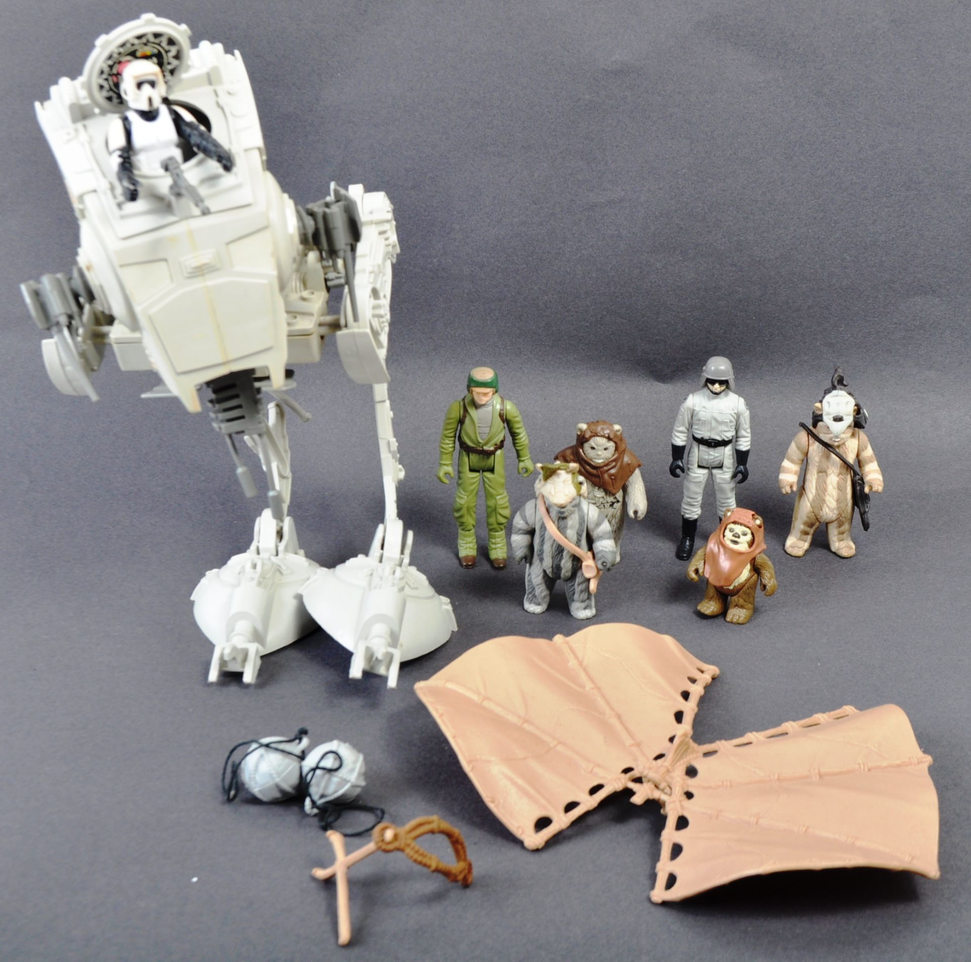 STAR WARS ACTION FIGURES - COLLECTION OF ENDOR RELATED PLAYSETS