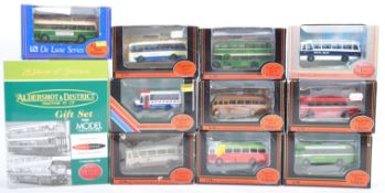 COLLECTION OF EFE 1/76 SCALE DIECAST MODEL BUSES