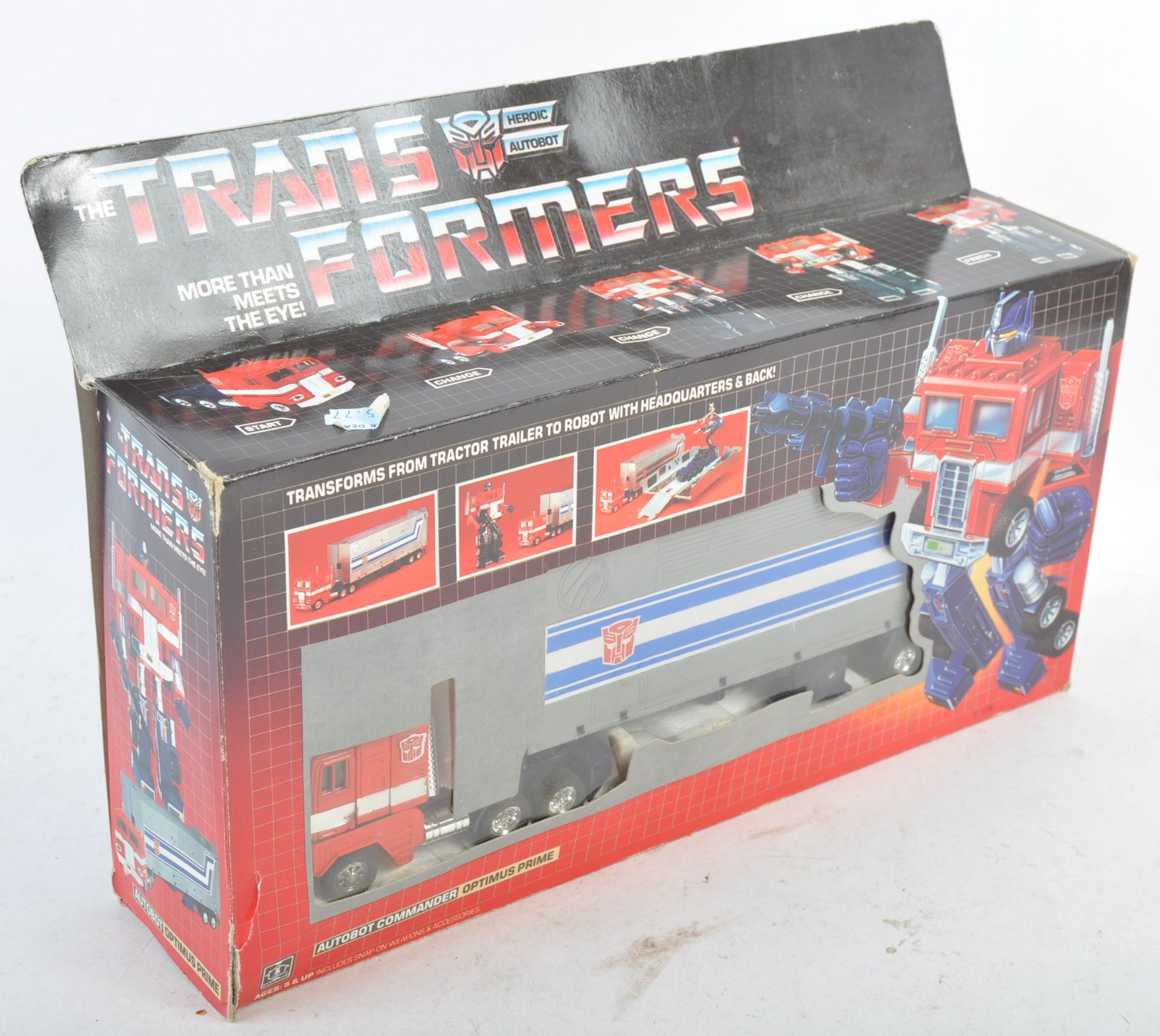 VINTAGE HASBRO TRANSFORMERS AUTOBOT OPTIMUS PRIME G1 BOXED - Bild 2 aus 6