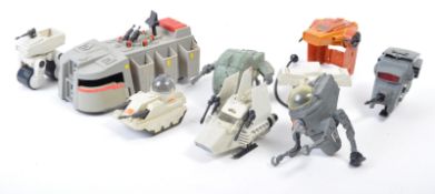 COLLECTION OF VINTAGE STAR WARS ACTION FIGURE PLAYSETS