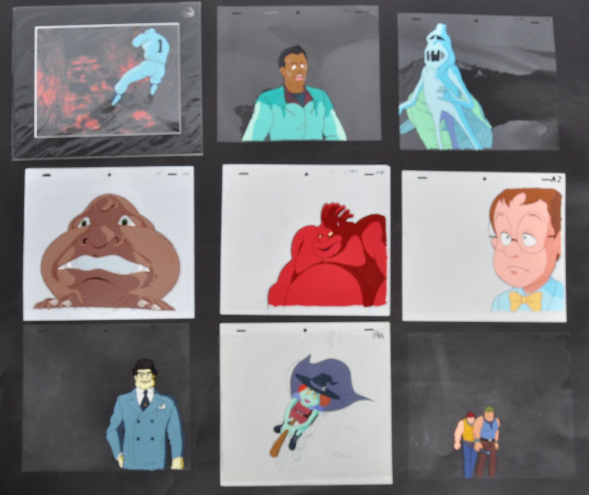 ANIMATION ARTWORK - THE REAL GHOSTBUSTERS ANIMATION CELS