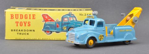 ORIGINAL VINTAGE BUDGIE MODELS BOXED DIECAST BREAKDOWN TRUCK