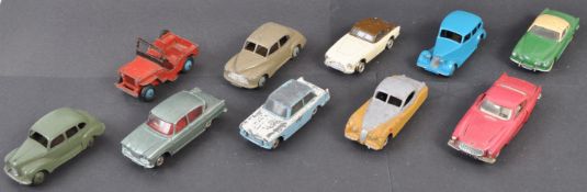 COLLECTION OF ORIGINAL DINKY TOYS DIECAST MODEL CARS