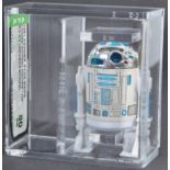 ORIGINAL AFA GRADED VINTAGE STAR WARS ACTION FIGURE R2D2