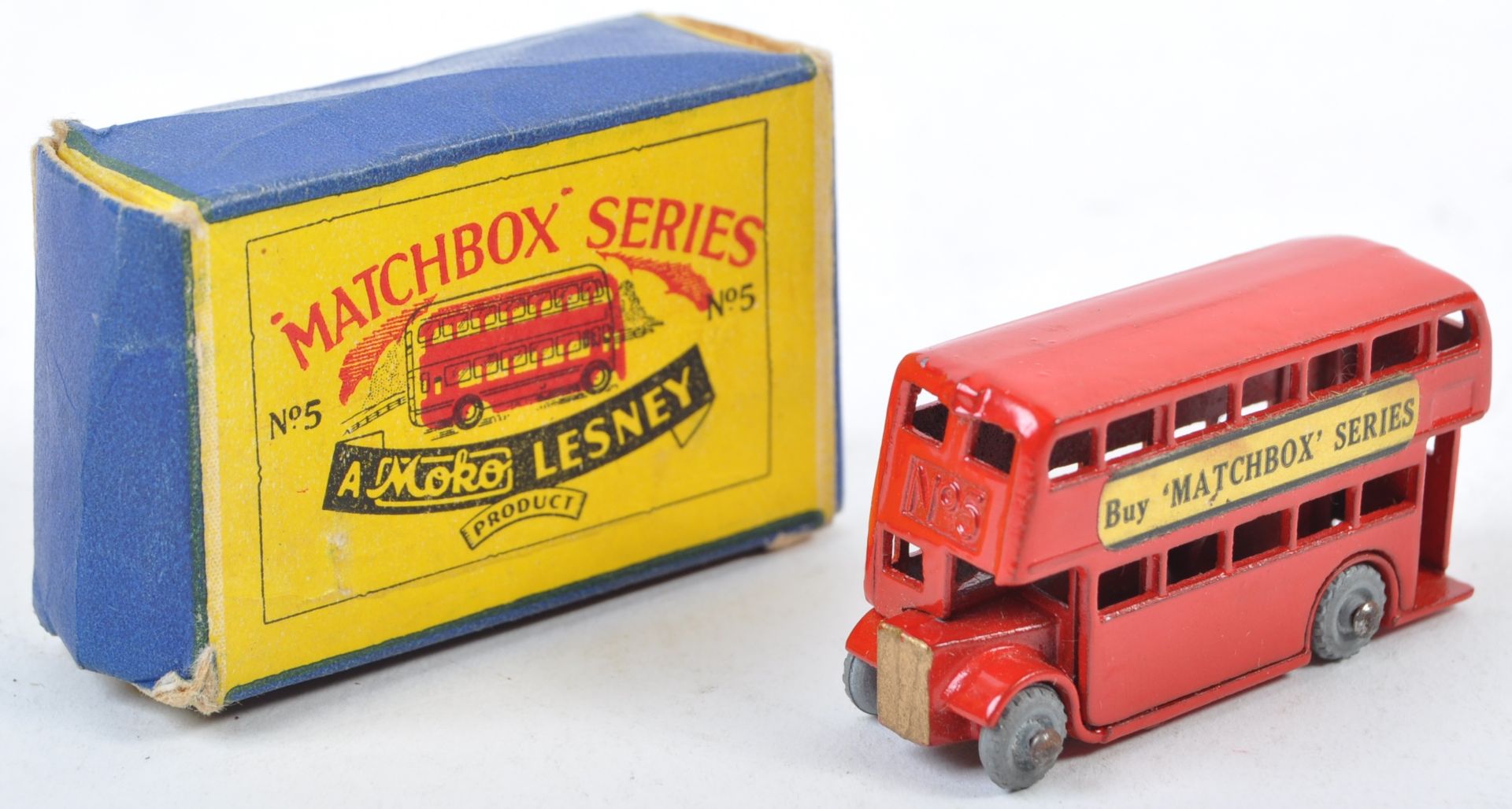 ORIGINAL MATCHBOX MOKO LESNEY 5A LONDON BUS - Image 5 of 6