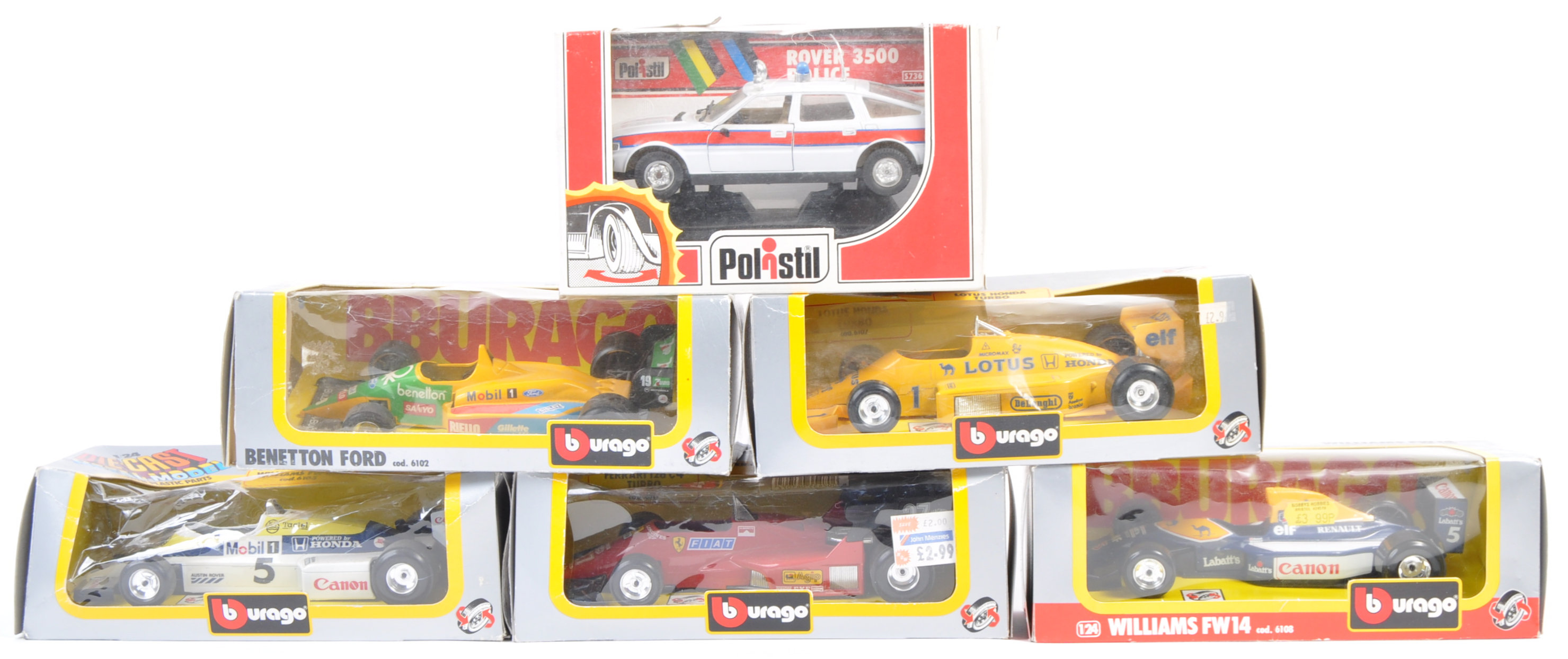 COLLECTION OF BBURAGO AND POLISTIL DIECAST MODELS