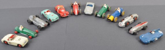 COLLECTION OF X12 ASSORTED DINKY TOYS DIECAST RACING CARS