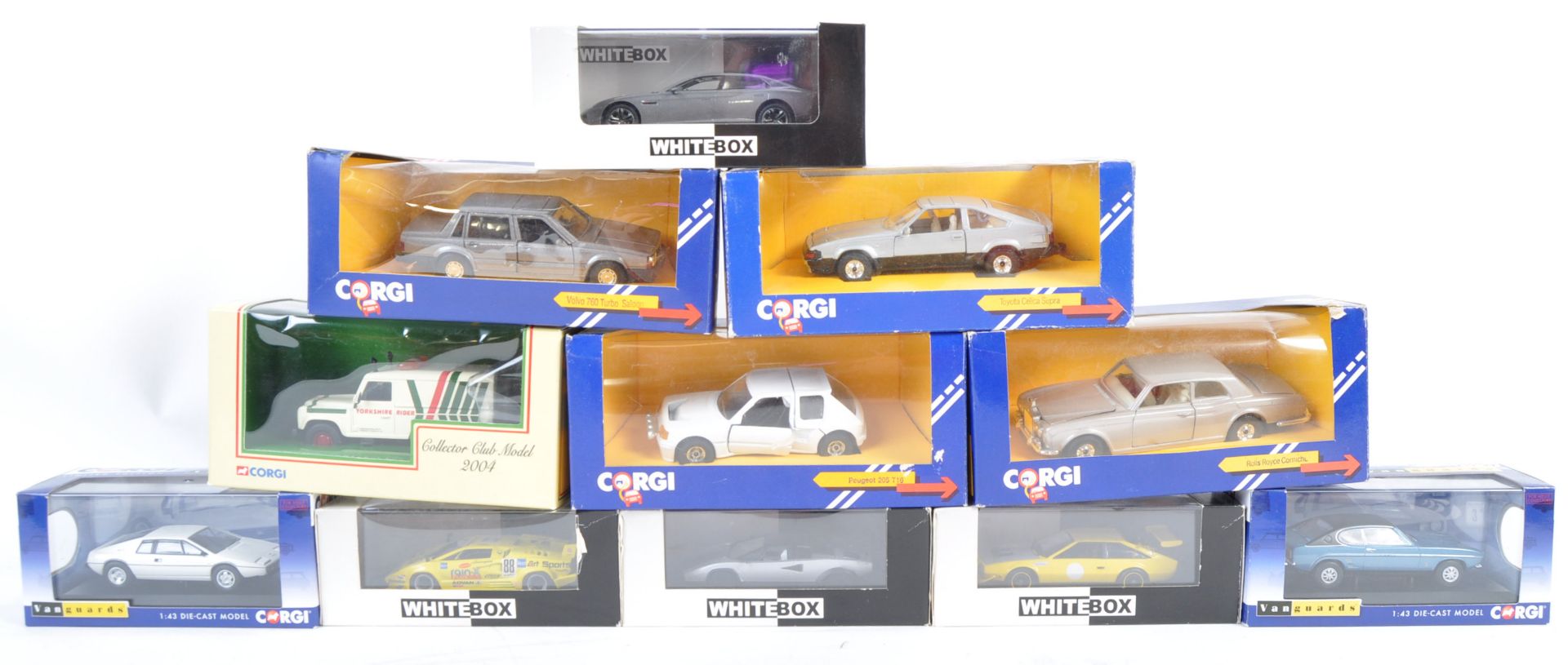 COLLECTION OF CORGI AND WHITEBOX 1/43 SCALE DIECAST