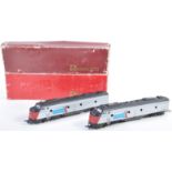 RIVAROSSI H0 SCALE 1934 AMTRAK POWERED CAR AND DUMMY UNIT