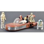 STAR WARS ACTION FIGURES - KENNER LANDSPEEDER & FIGURES