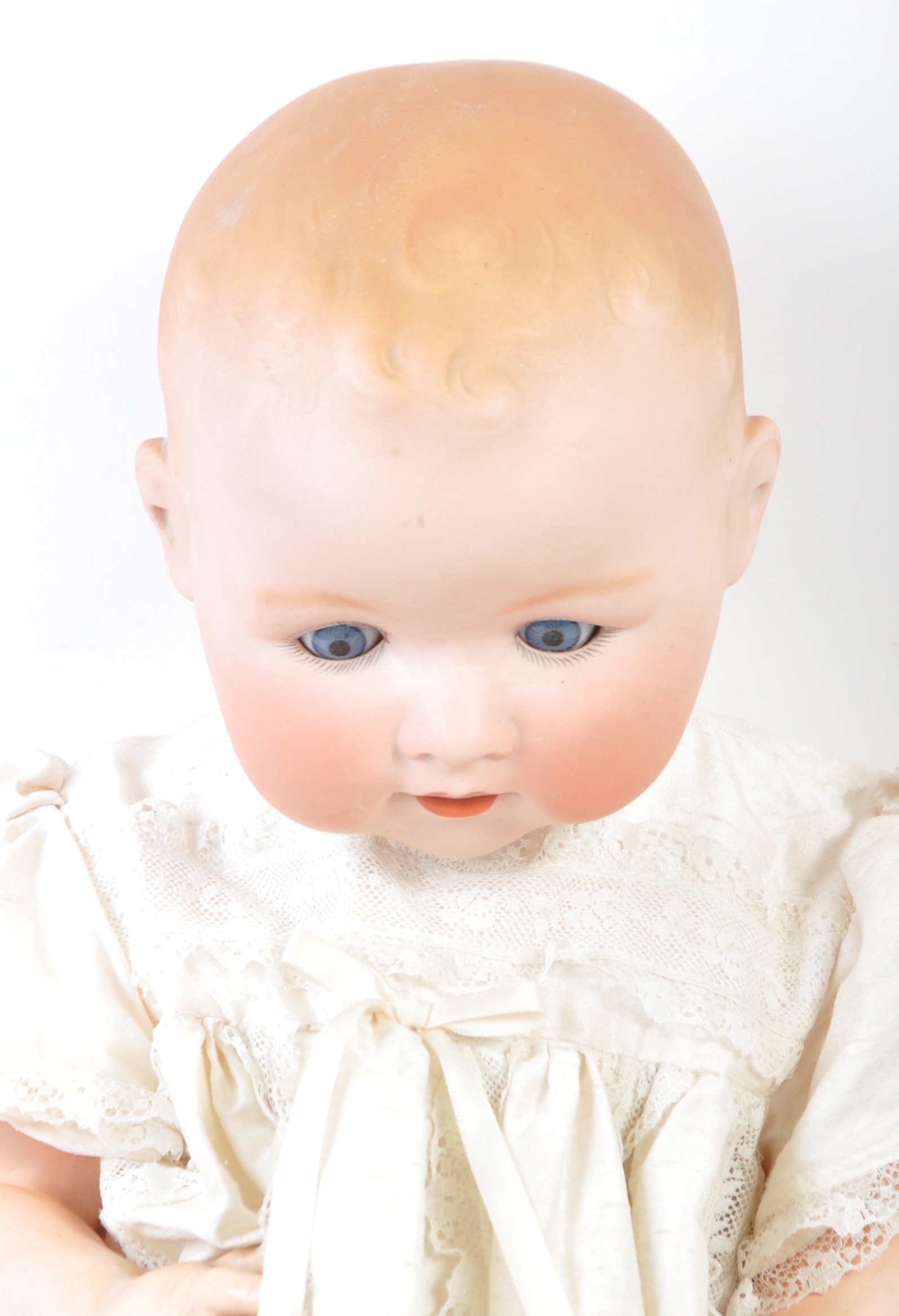 LARGE ANTIQUE GERMAN ARMAND MARSEILLE BISQUE HEADED DOLL - Image 2 of 6