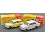 TWO VINTAGE DINKY TOYS BOXED DIECAST MODELS - VAUXHALL