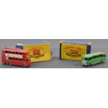 TWO ORIGINAL VINTAGE MOKO LESNEY MATCHBOX DIECAST MODELS