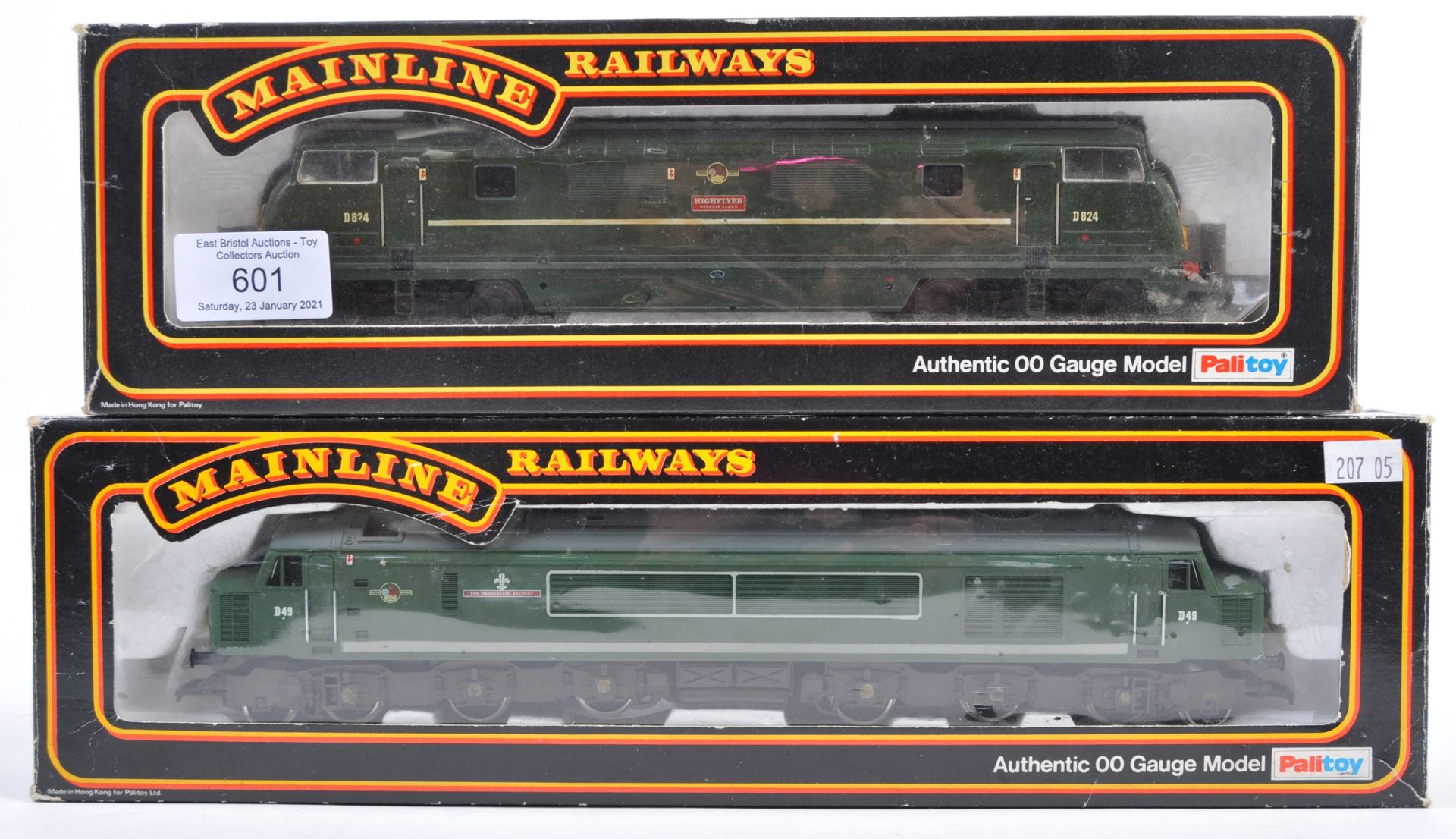 TWO ORIGINAL PALITOY MAINLINE 00 GAUGE LOCOMOTIVES