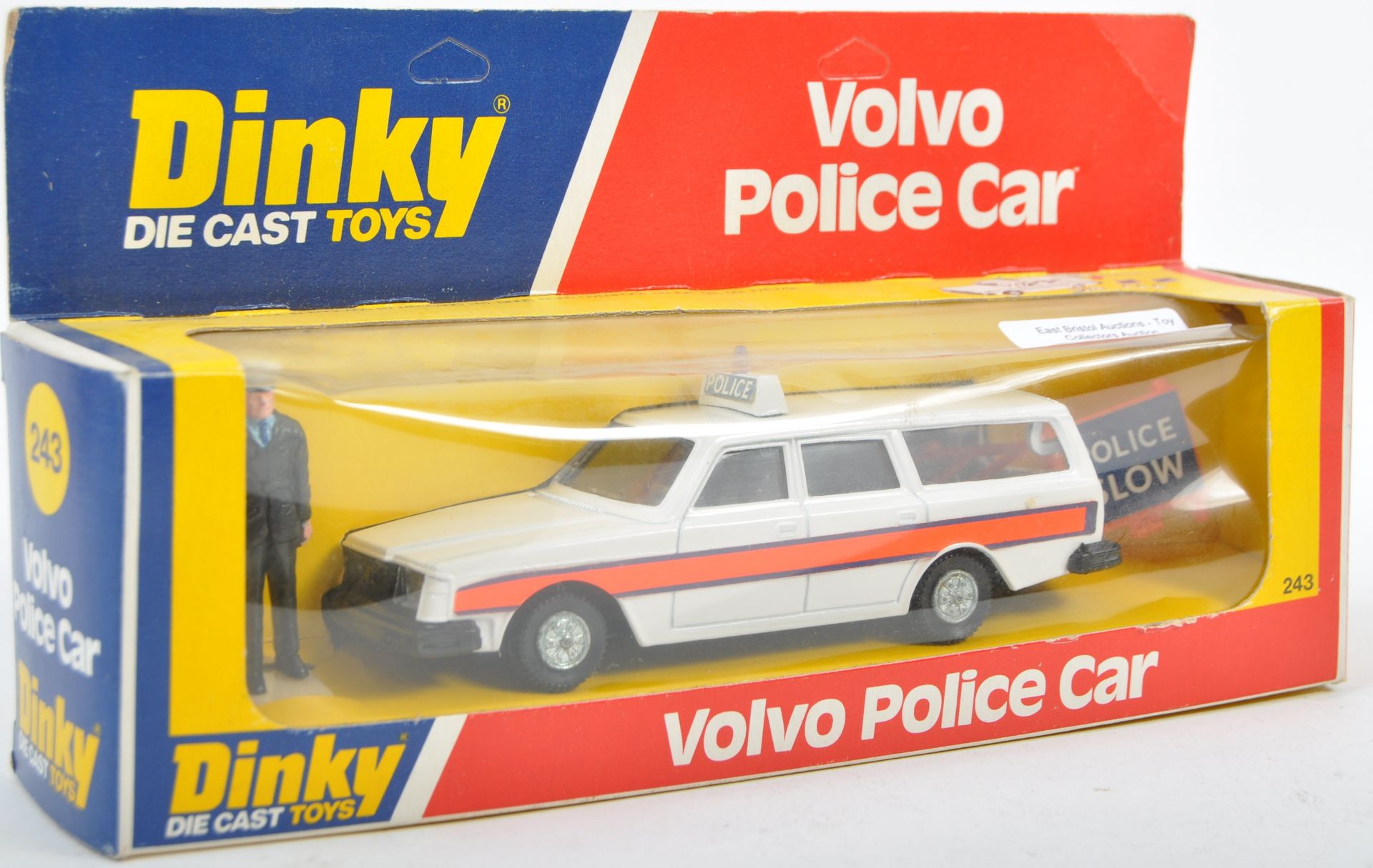 ORIGINAL DINKY TOYS DIECAST MODEL CAR ' VOLVO POLICE CAR ' - Image 3 of 4