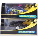 TWO HORNBY SCALEXTRIC SLOT RACING CARS