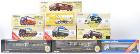 COLLECTION OF ASSORTED CORGI MADE DIECAST MODEL TRUCKS