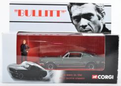 CORGI CLASSICS DIECAST MODEL FORD MUSTANG ' BULLITT ' MOVIE