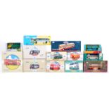 LARGE COLLECTION OF ASSORTED CORGI DIECAST MODEL BUSES