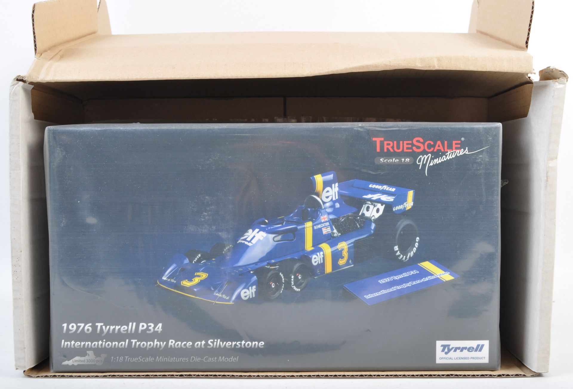 ORIGINAL TRUESCALE 1976 TYRRELL P34 DIECAST MODEL SEALED