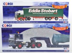 TWO CORGI 1/50 SCALE HAULIERS OF RENOWN DIECAST MODEL TRUCKS