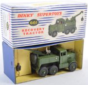 ORIGINAL VINTAGE DINKY TOYS 726 RECOVERY TRACTOR