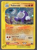 ORIGINAL POKEMON HOLO POLIWRATH AQUAPOLIS H24/H32 CARD