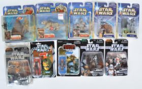 COLLECTION OF HASBRO STAR WARS CARDED ACTION FIGURES