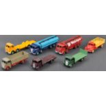 COLLECTION OF VINTAGE DINKY TOYS DIECAST MODEL TRUCKS