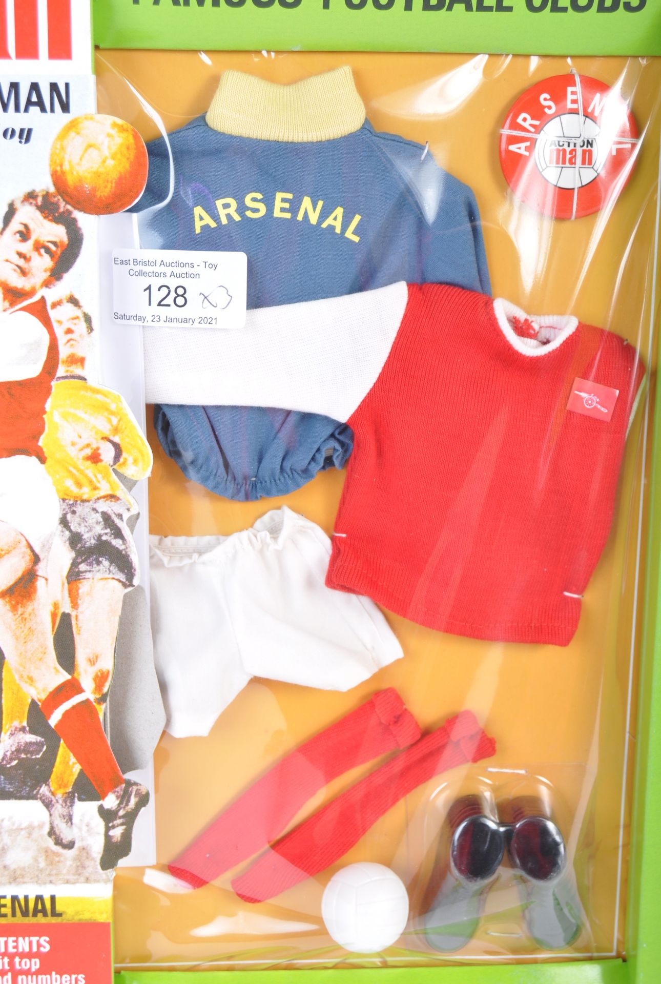 ACTION MAN 40TH ANNIVERSARY HASBRO FOOTBALLER UNIFORMS - Image 4 of 5